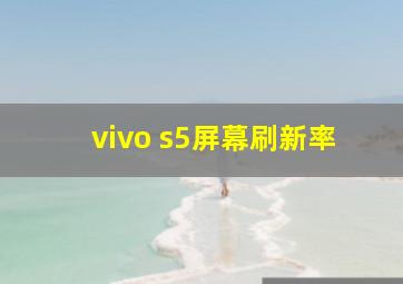 vivo s5屏幕刷新率